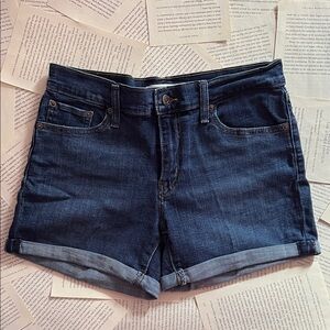 Levi's Women's Dark Blue Jean Shorts